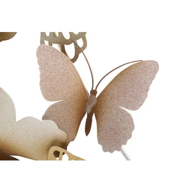 Panel ścienny BUTTERFLIES ZŁOTO/RÓŻOWY 59,5 4 111,5 cm